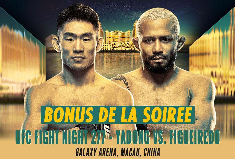 UFC Fight Night 277 - Bonus de la soirée | Macau