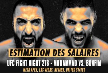 UFC Fight Night 278 - Les salaires (estimation) | Las Vegas