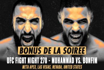 UFC Fight Night 278 - Bonus de la soirée | Las Vegas