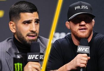 Ilia Topuria et Justin Gaethje règlent leurs comptes dans un face-à-face sous haute tension | UFC Freedom 250