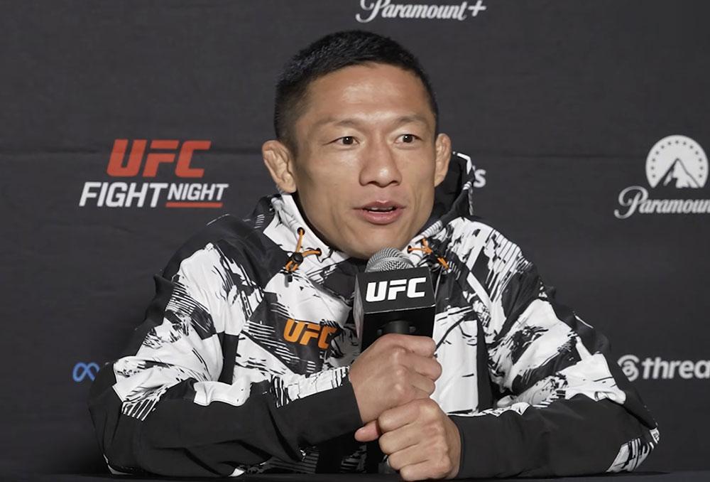 Kyoji Horiguchi assume son statut de favori par l'expérience face à Manel Kape | UFC Fight Night 279