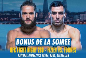 UFC Fight Night 280 - Bonus de la soirée | Baku