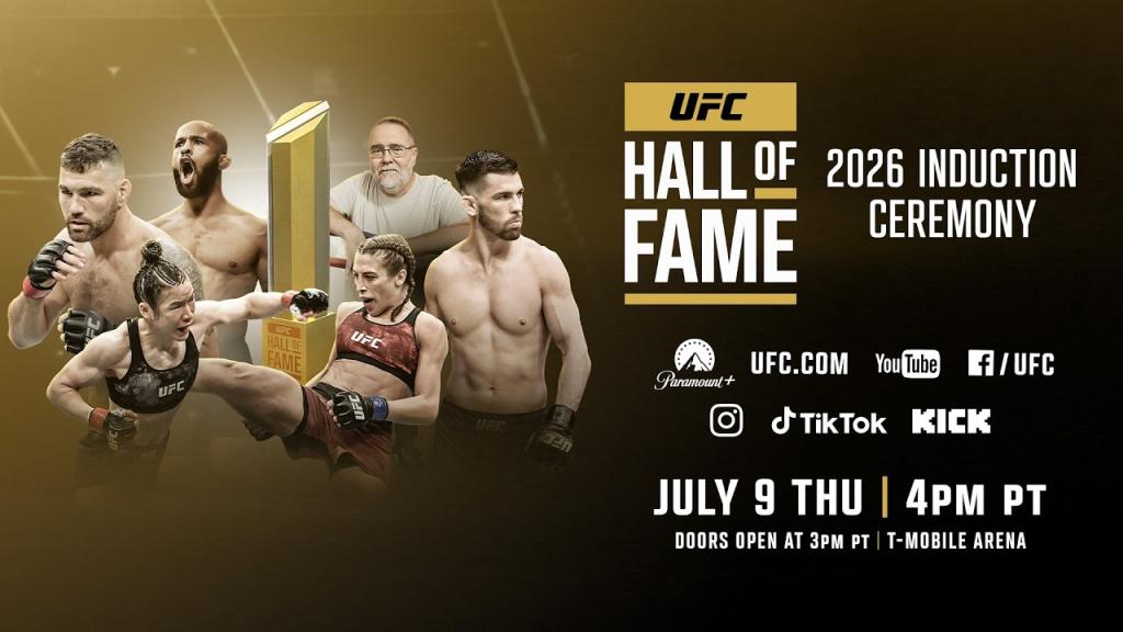 Cérémonie d'intronisation au Hall of Fame de l'UFC 2026