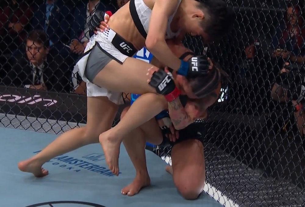 UFC 329 : Wang Cong surclasse Tracy Cortez et intègre le top 10