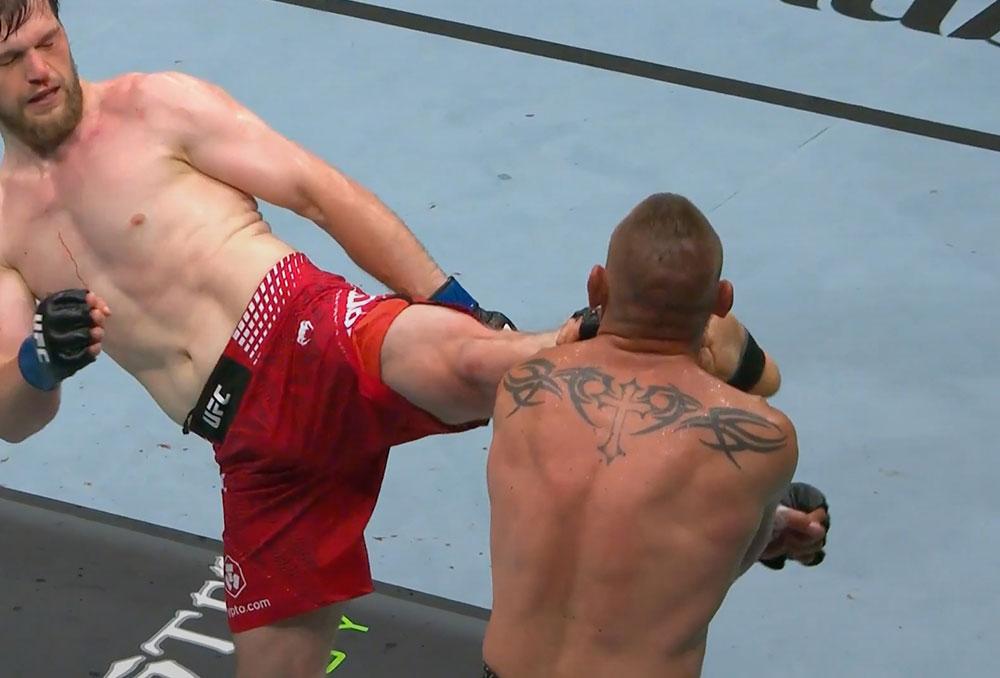 UFC Abu Dhabi : Débuts fracassants pour Muhammad Saidov, vainqueur de Dustin Jacoby par TKO au deuxième round