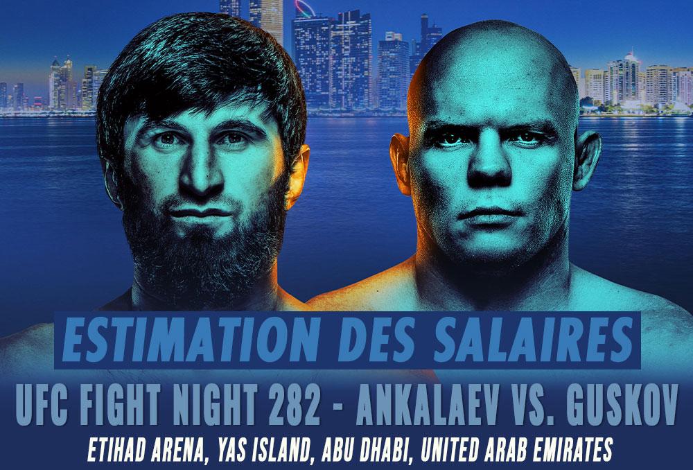 UFC Fight Night 282 - Les salaires (estimation) | Abu Dhabi