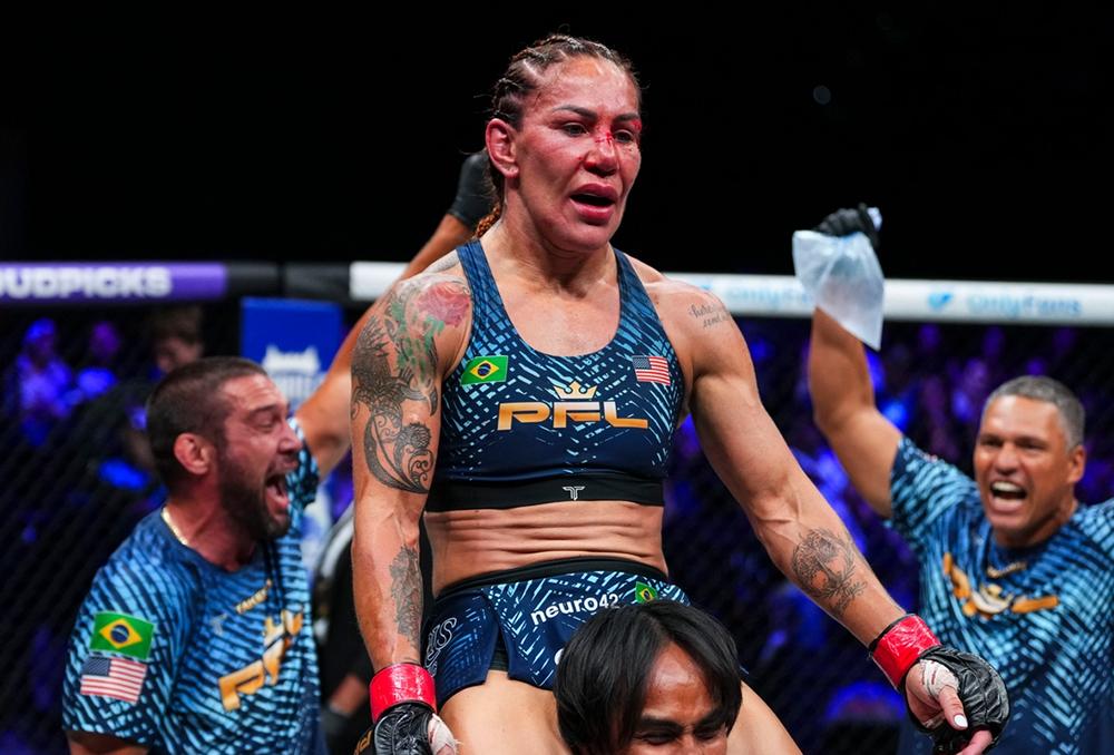 PFL Tampa : Cris Cyborg entretient le doute sur son avenir après sa défense de titre