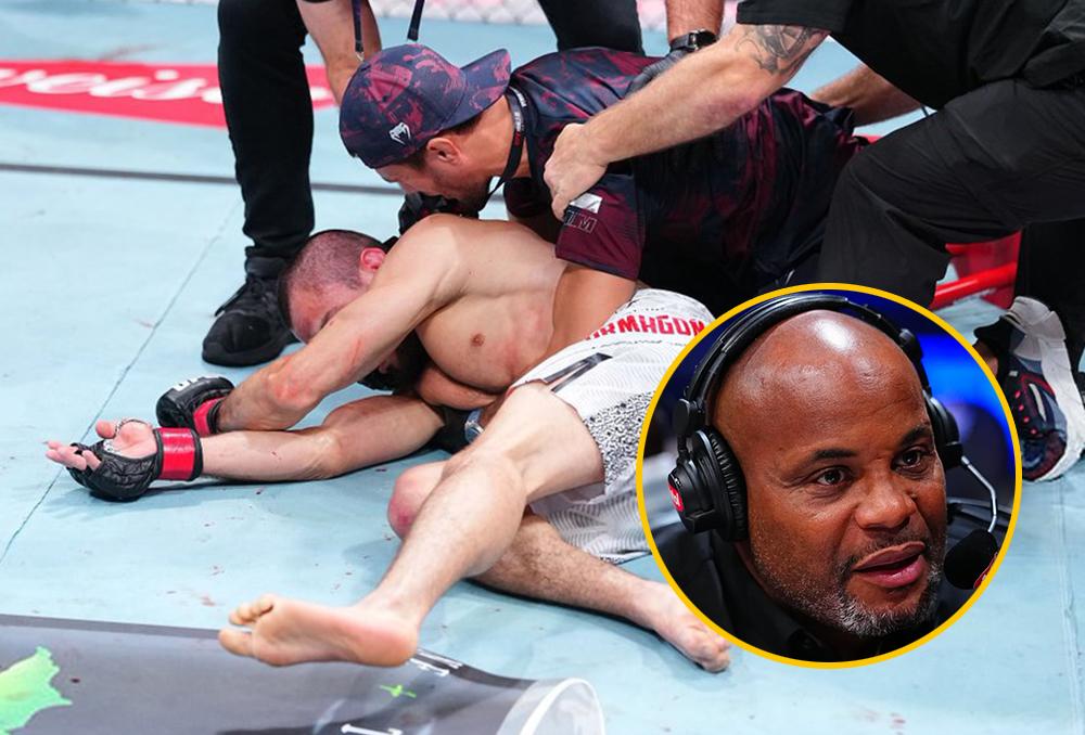 UFC Shanghai : Daniel Cormier prend la défense d'Usman Nurmagomedov après l'incident dans la cage