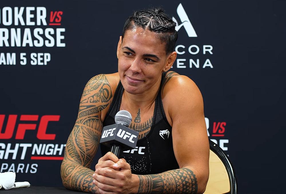 UFC Paris : Nora Cornolle après sa victoire « Il y a clairement une trilogie à faire avec Joselyne Edwards »