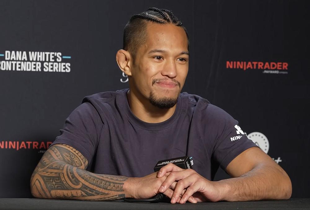 Christian Natividad savoure son contrat à l'UFC après sa victoire éclair aux DWCS 91 « Je savais que je serais là »