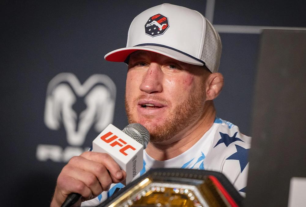 Justin Gaethje répond aux accusations d'Ilia Topuria et ouvre la porte à une revanche