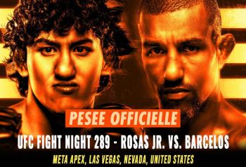 UFC Fight Night 289 - La pesée : résultats, vidéos, faceoffs | Las Vegas