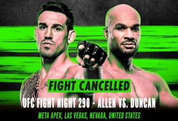UFC Fight Night 290 - Combats annulés / reprogrammés | Las Vegas