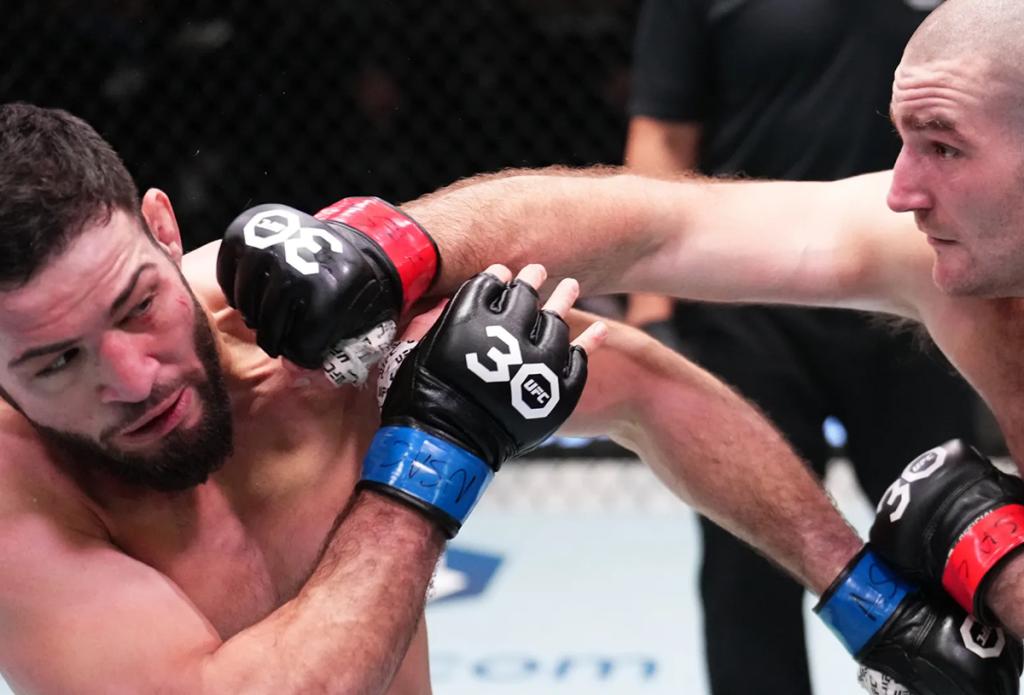 Altercation houleuse entre Sean Strickland et Nassourdine Imavov à l'UFC Performance Institute
