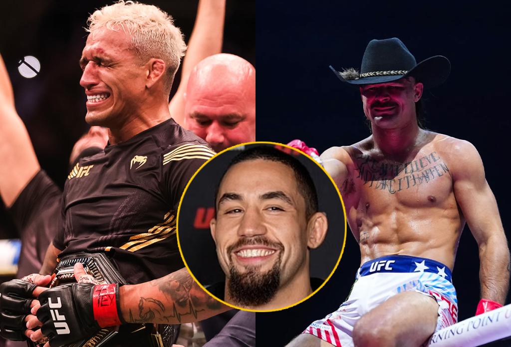 Robert Whittaker mise sur une victoire de Diego Lopes contre Charles Oliveira pour le titre BMF | UFC 335