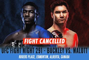 UFC Fight Night 291 - Combats annulés / reprogrammés | Edmonton