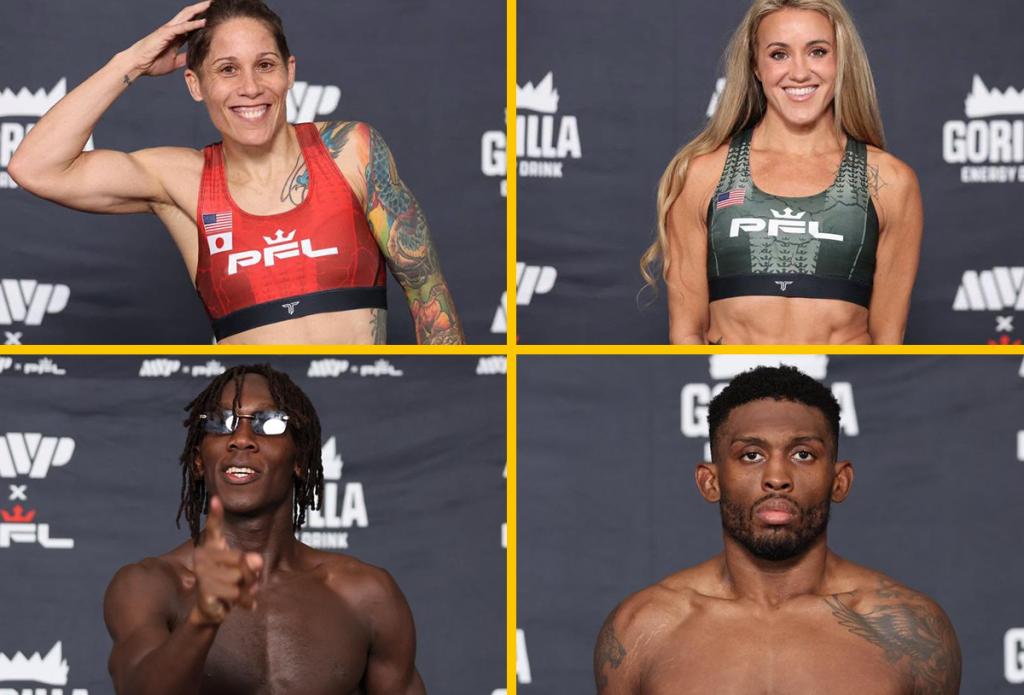 PFL Chicago - Carmouche vs. Bishop 2 - La pesée : résultats