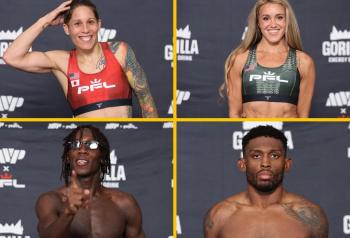 PFL Chicago - Carmouche vs. Bishop 2 - La pesée : résultats