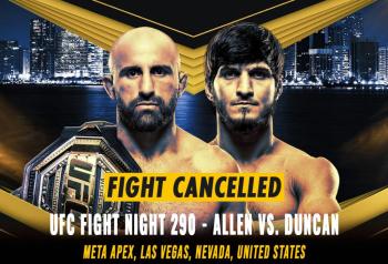 UFC 333 - Combats annulés / reprogrammés | Abu Dhabi