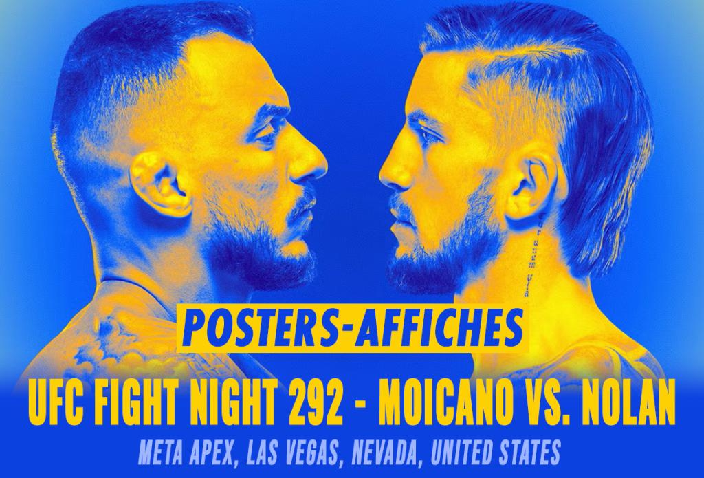UFC Fight Night 292 - Les posters et les affiches | Las Vegas