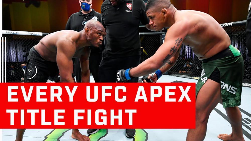 Tous les combats pour la ceinture de l'UFC Apex