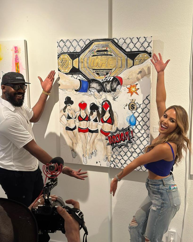 Ouverture de la nouvelle galerie d'art de la ring girl Brittney Palmer