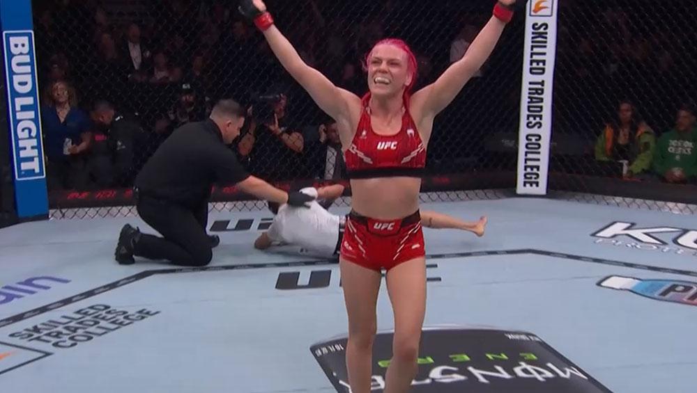 Gillian Robertson Domine Polyana Viana par TKO | UFC 297