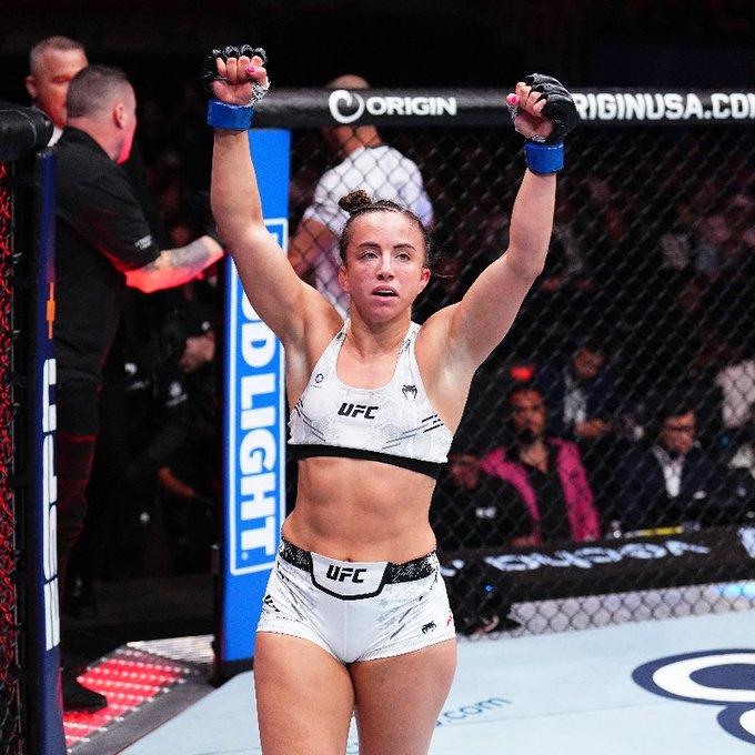 Maycee Barber remporte sa sixième victoire consécutive dans un combat acharné contre Katlyn Cerminara | UFC 299