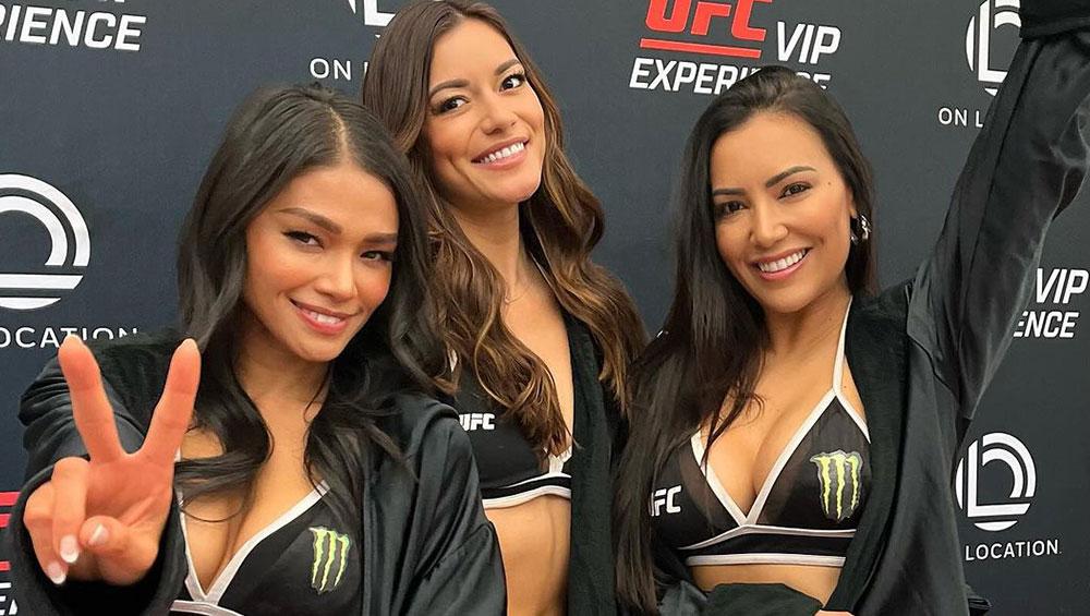 UFC on ESPN+ 97 - Les Rings girls : Red Dela Cruz, Vanessa Hanson, Luciana Andrade | Las Vegas