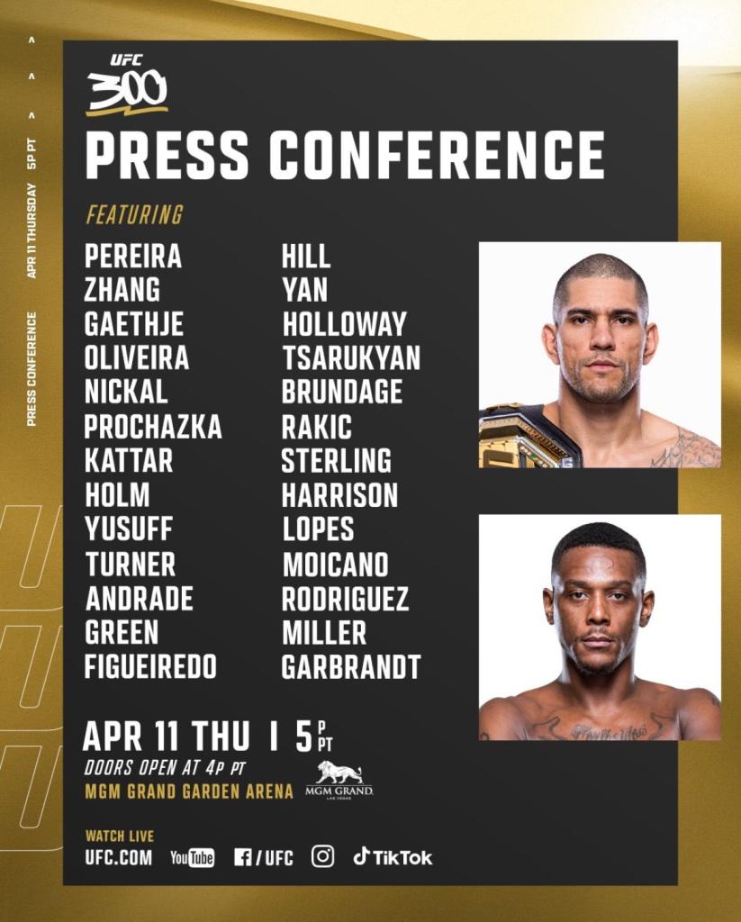 UFC 300 - Conférence de presse d'avant combat | Las Vegas