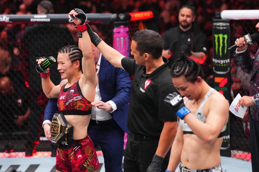 Victoire difficile mais méritée pour la championne Zhang Weili | UFC 300