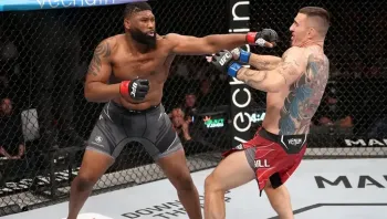 Curtis Blaydes fait une prédiction audacieuse pour son combat contre Tom Aspinall à l'UFC 304