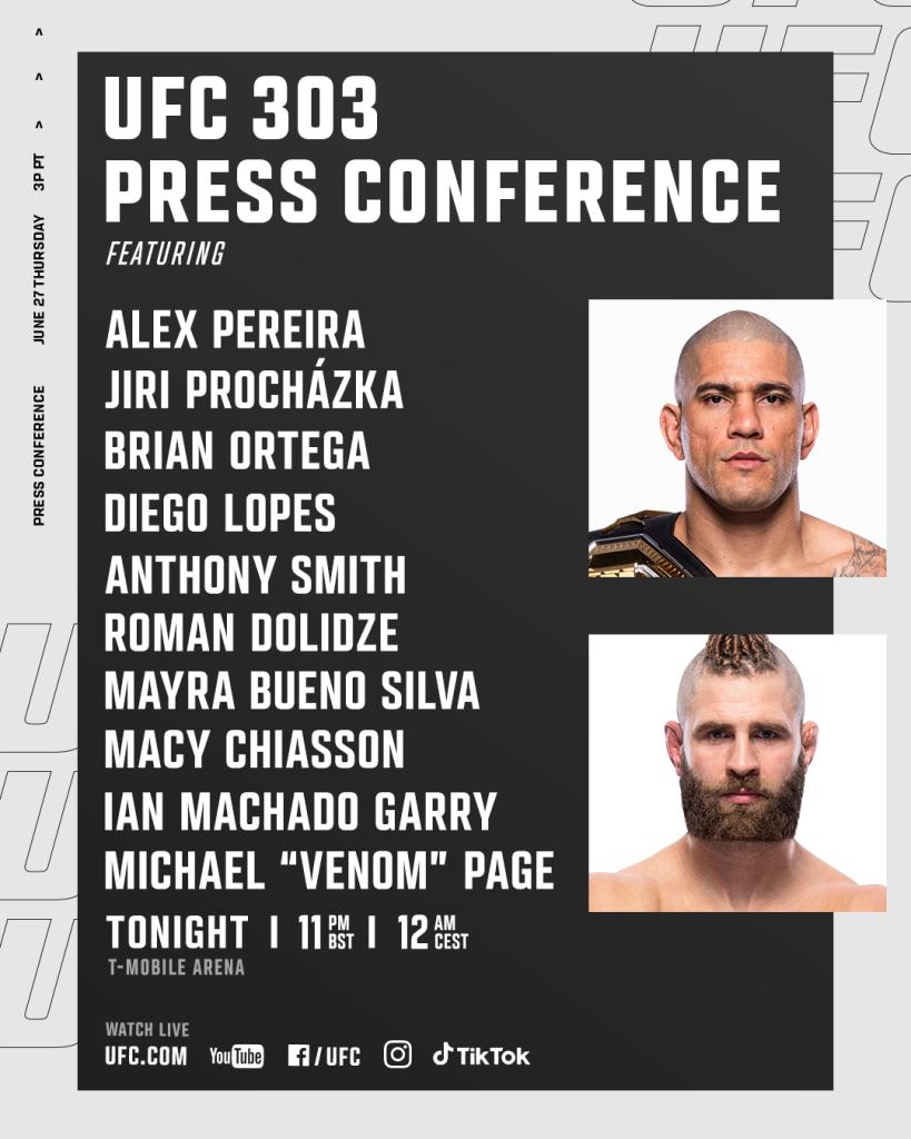 UFC 303 - Conférence de presse d'avant combat | Las Vegas