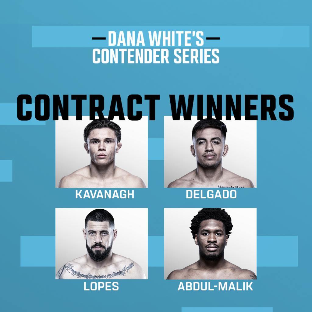 Contender Series 67 : Dana White annonce les gagnants des contrats UFC