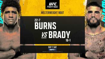 UFC on ESPN+ 100 - Gilbert Burns et Sean Brady | Fight Promo