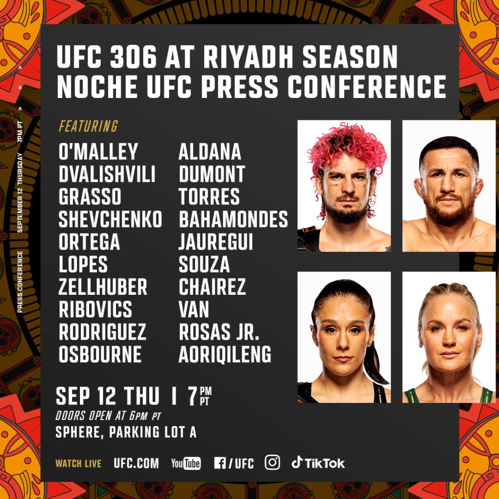 UFC 306 - Conférence de presse d'avant combat | Las Vegas