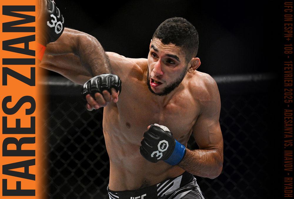 Fares Ziam vise une cinquième victoire consécutive contre Mike Davis lors de l'UFC en Arabie Saoudite | Riyadh