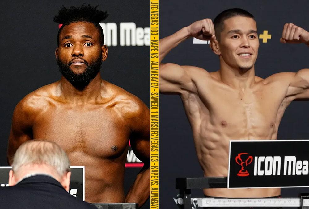 Manel Kape affrontera Asu Almabayev en tête d'affiche de l'UFC Vegas 103 après le forfait de Brandon Royval