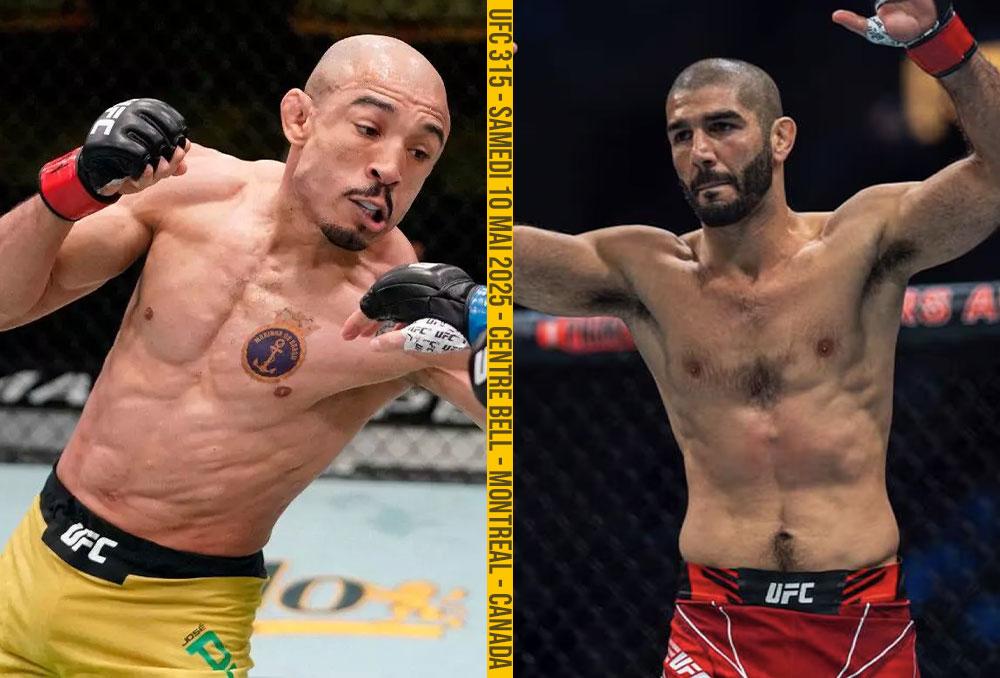 Jose Aldo affrontera Aiemann Zahabi à l'UFC 315 à Montréal en mai 2025