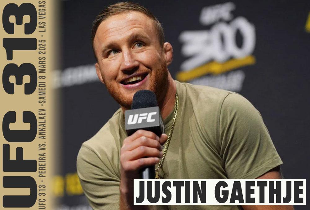 Justin Gaethje annonce un style plus agressif pour sa revanche face à Rafael Fiziev à l’UFC 313