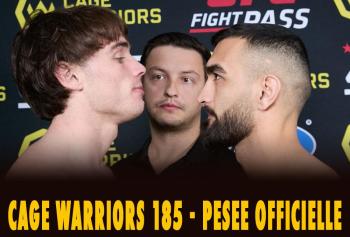 Cage Warriors 185 - Riley vs. Abbasov - La pesée : résultats | Manchester