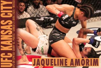 Jaqueline Amorim signe une quatrième finition consécutive avec une victoire éclatante sur Polyana Viana | Kansas City