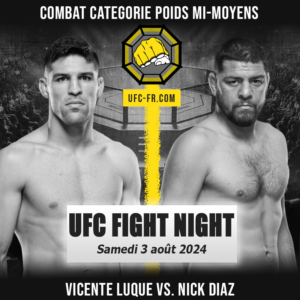 UFC ON ABC 7 - Vicente Luque vs Nick Diaz