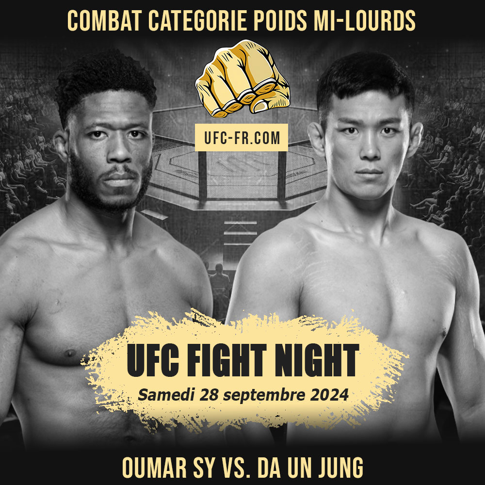 UFC PARIS - Oumar Sy vs Da Un Jung