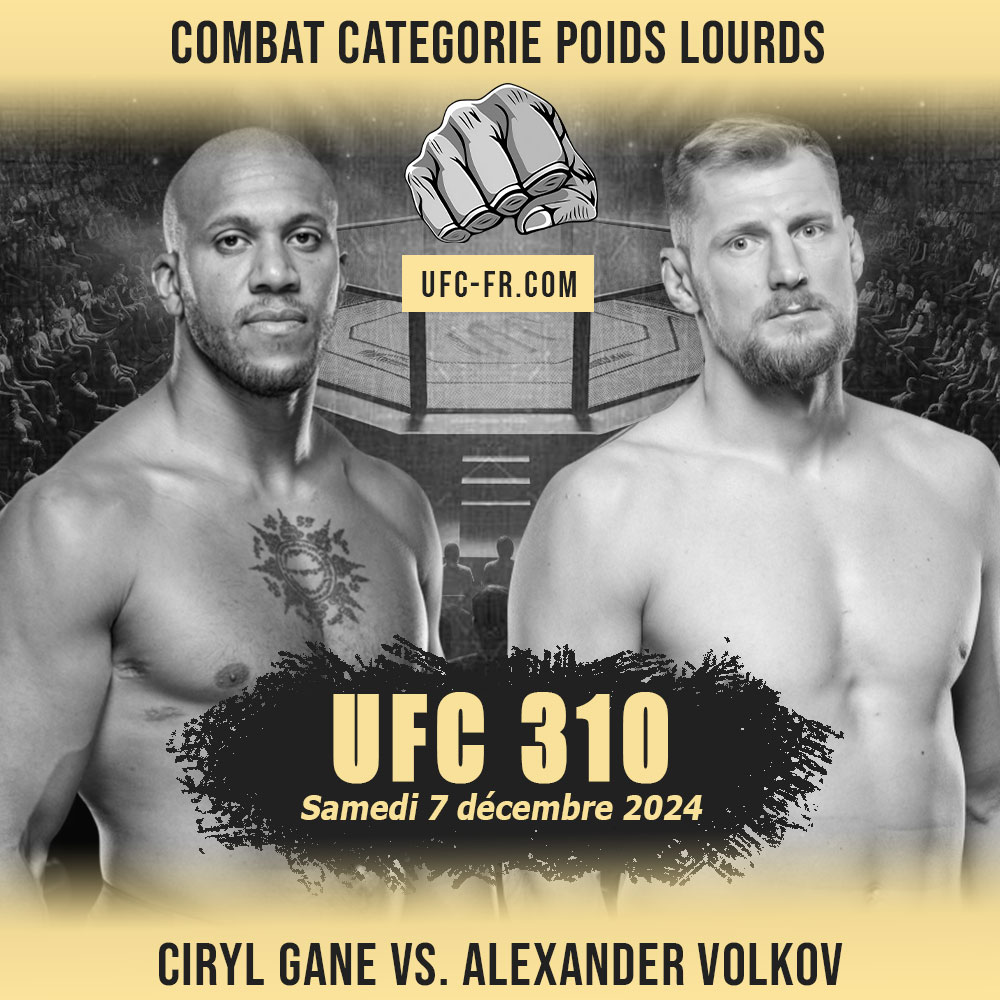 UFC 310 - Ciryl Gane vs Alexander Volkov