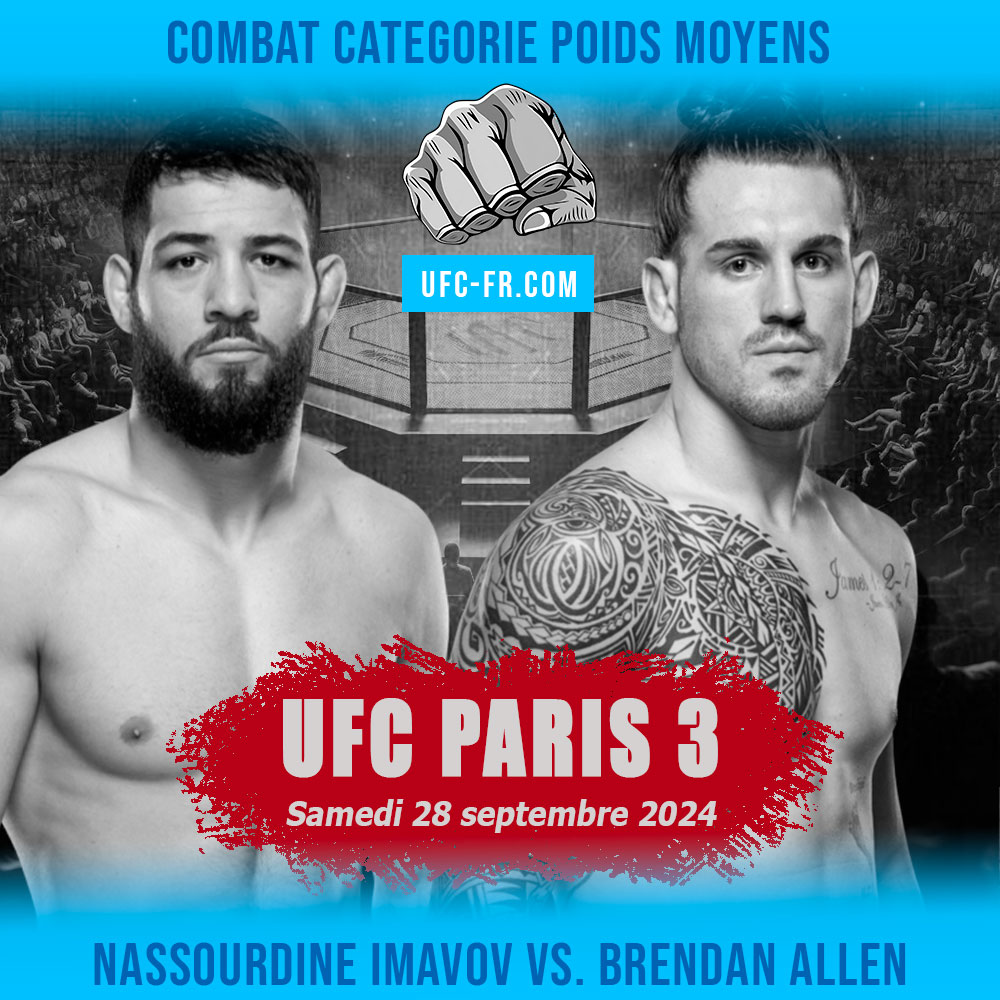 UFC PARIS - Nassourdine Imavov vs Brendan Allen