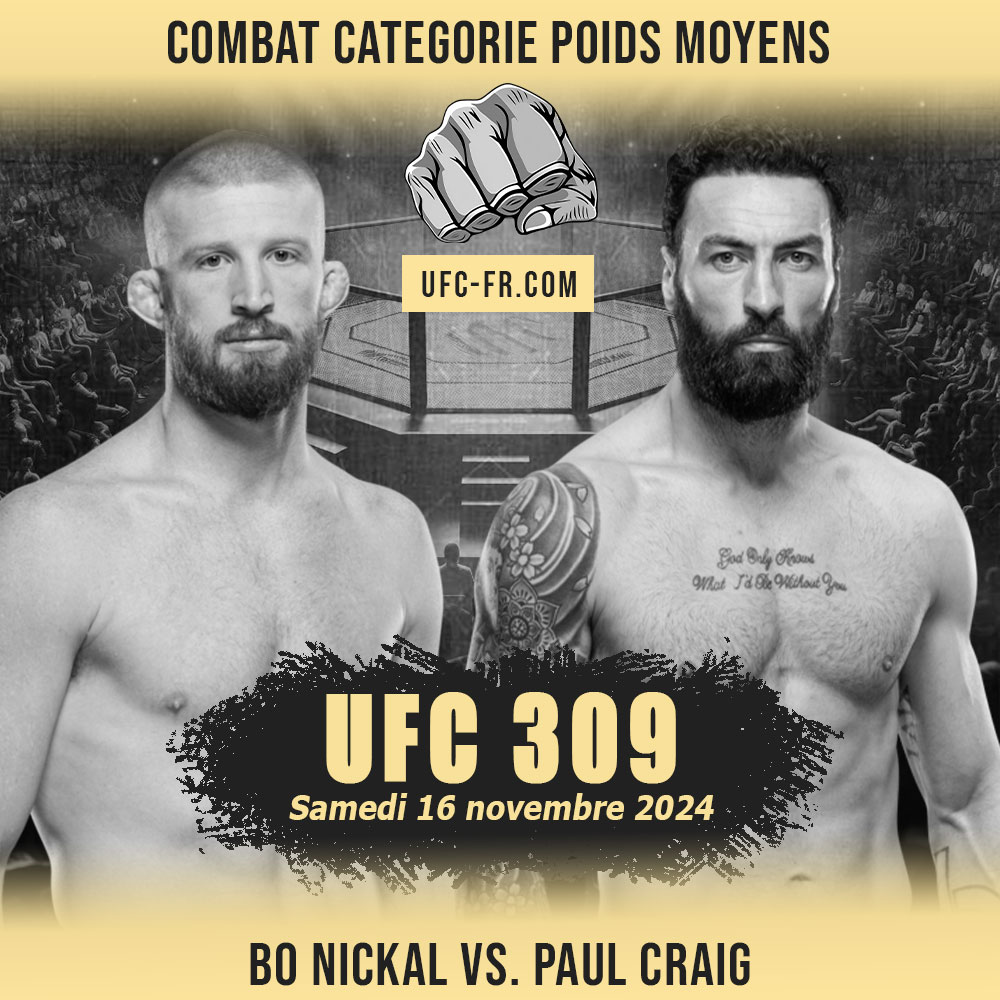 UFC 309 - Bo Nickal vs Paul Craig