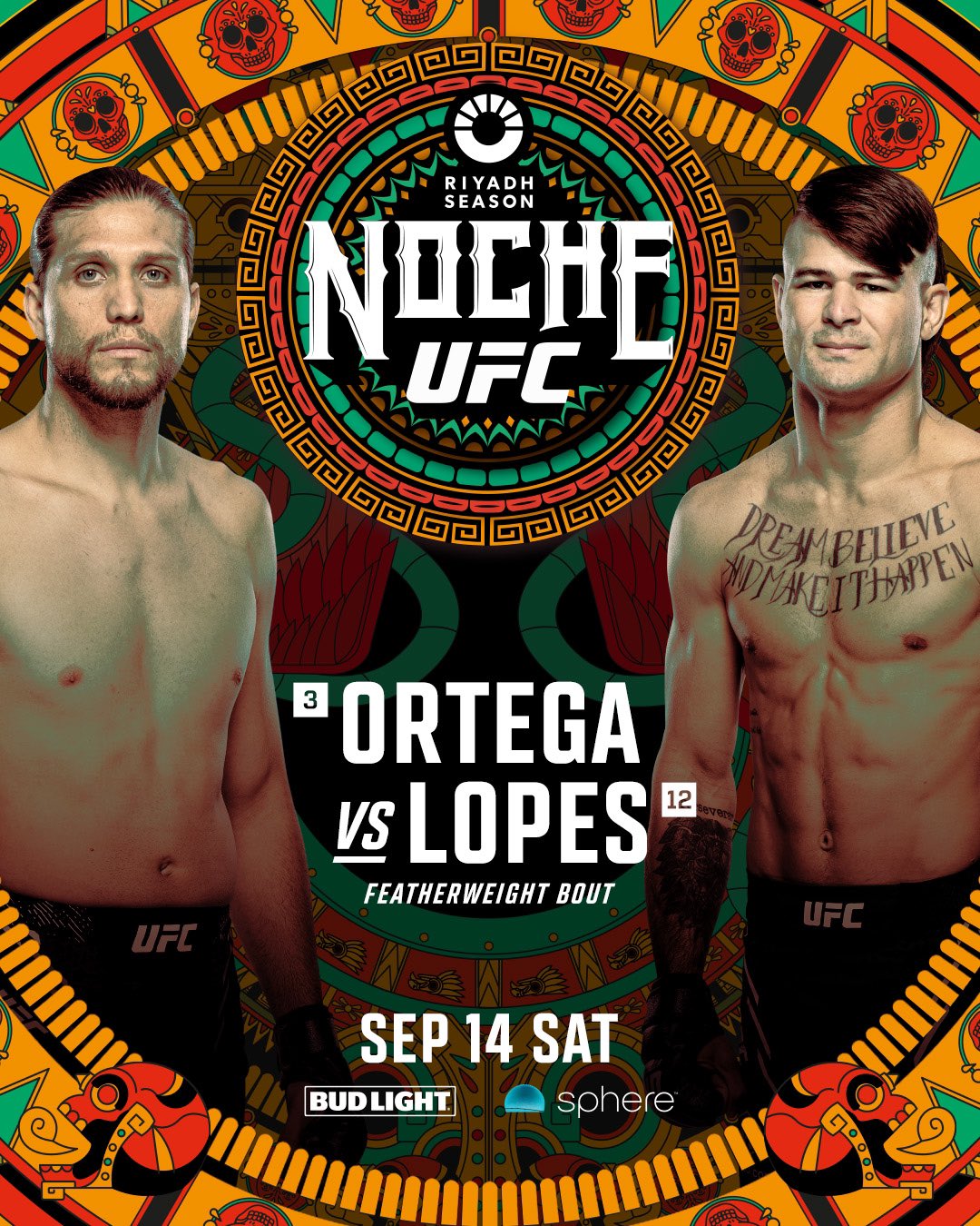 UFC 306 - Brian Ortega vs Diego Lopes