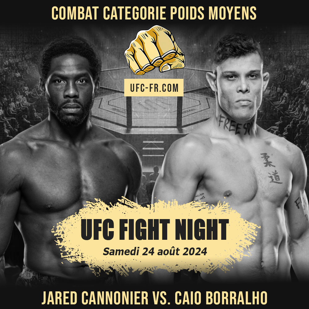 UFC ON ESPN 62 - Jared Cannonier vs Caio Borralho