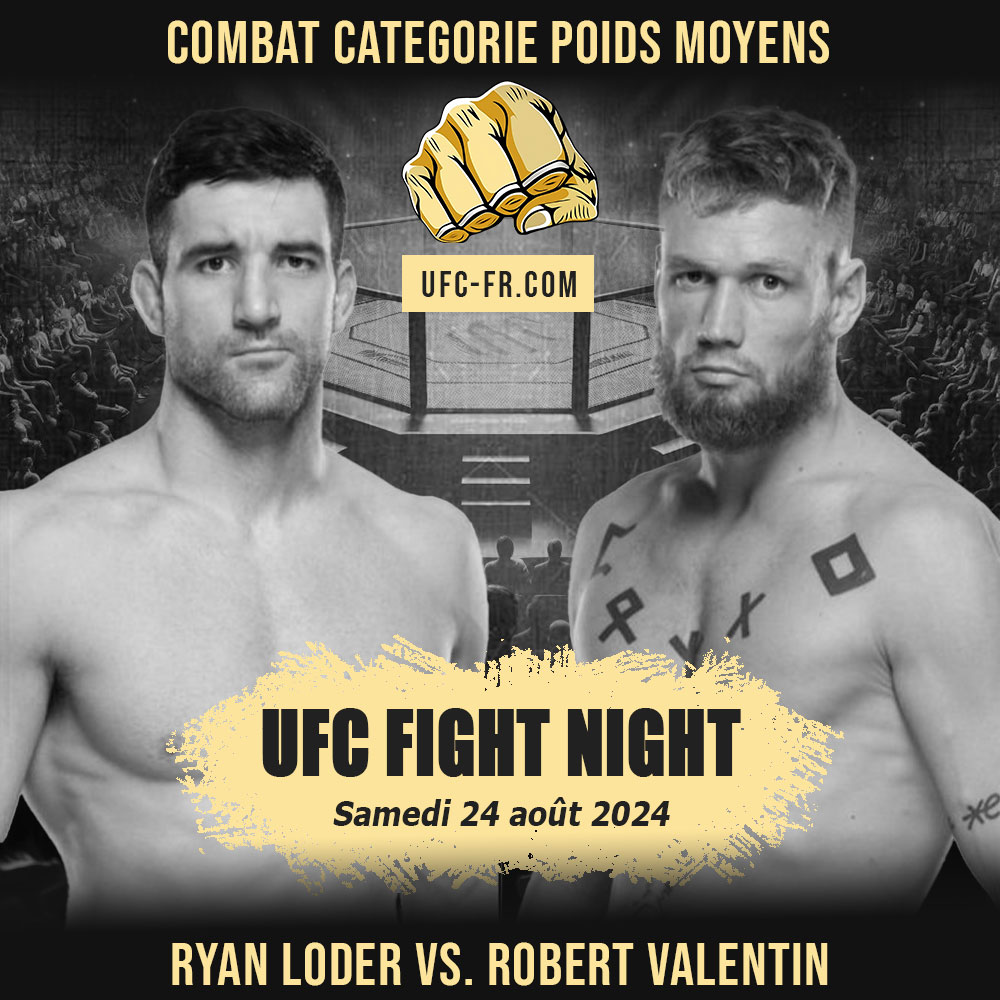 UFC ON ESPN 62 - Ryan Loder vs Robert Valentin